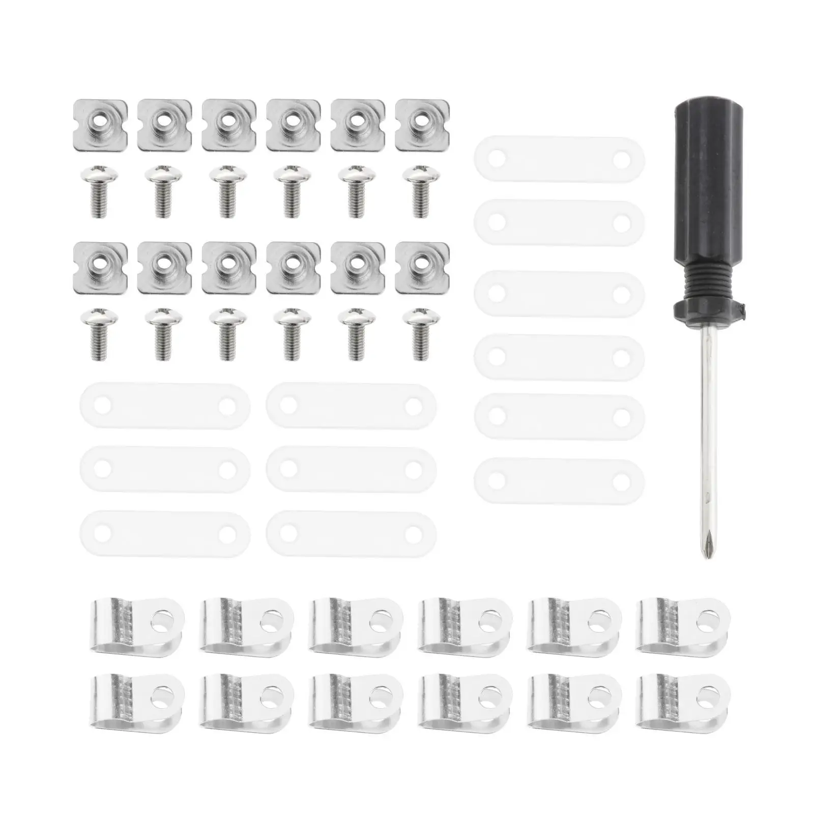 Ice Hockey Visor Hardware Set Screw Helmet Hardware Set for Training Riding