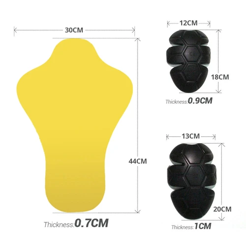Imagen 2 del producto Chaqueta enchufable para motocicleta, equipo de protección para espalda y codo, equipo de protección todoterreno de PU para motocicletas