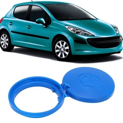 Car Windshield Washer Fluid Reservoir Cap Cover 643230 Replacement for Citroen C4 2004‑2015