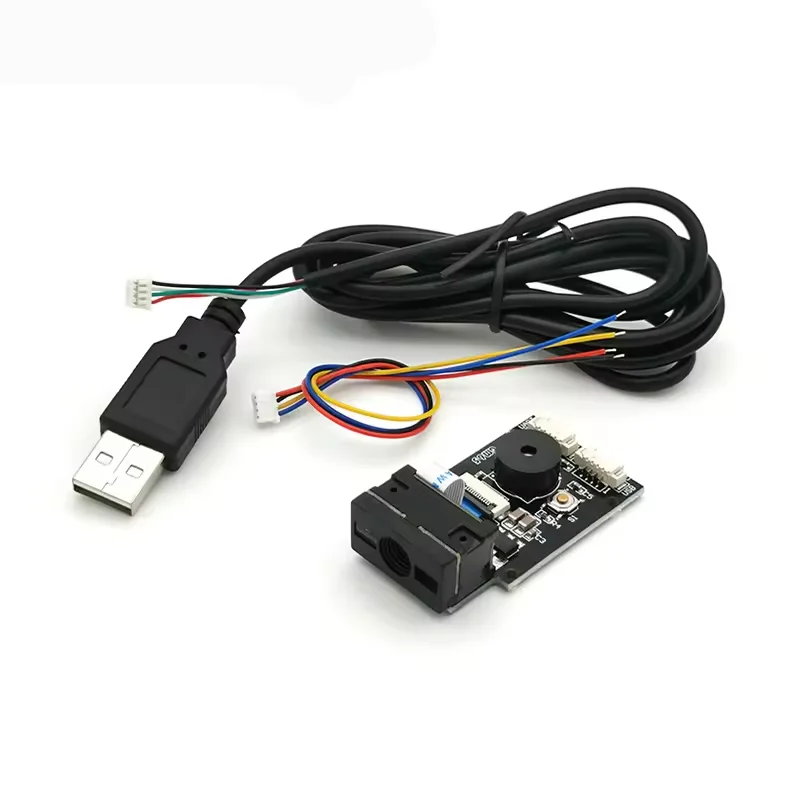

GM65 Barcode Scanner Module 1D 2D QR Code Reader Module Barcode Reading Board USB URAT With Cable Connector for Android Arduino