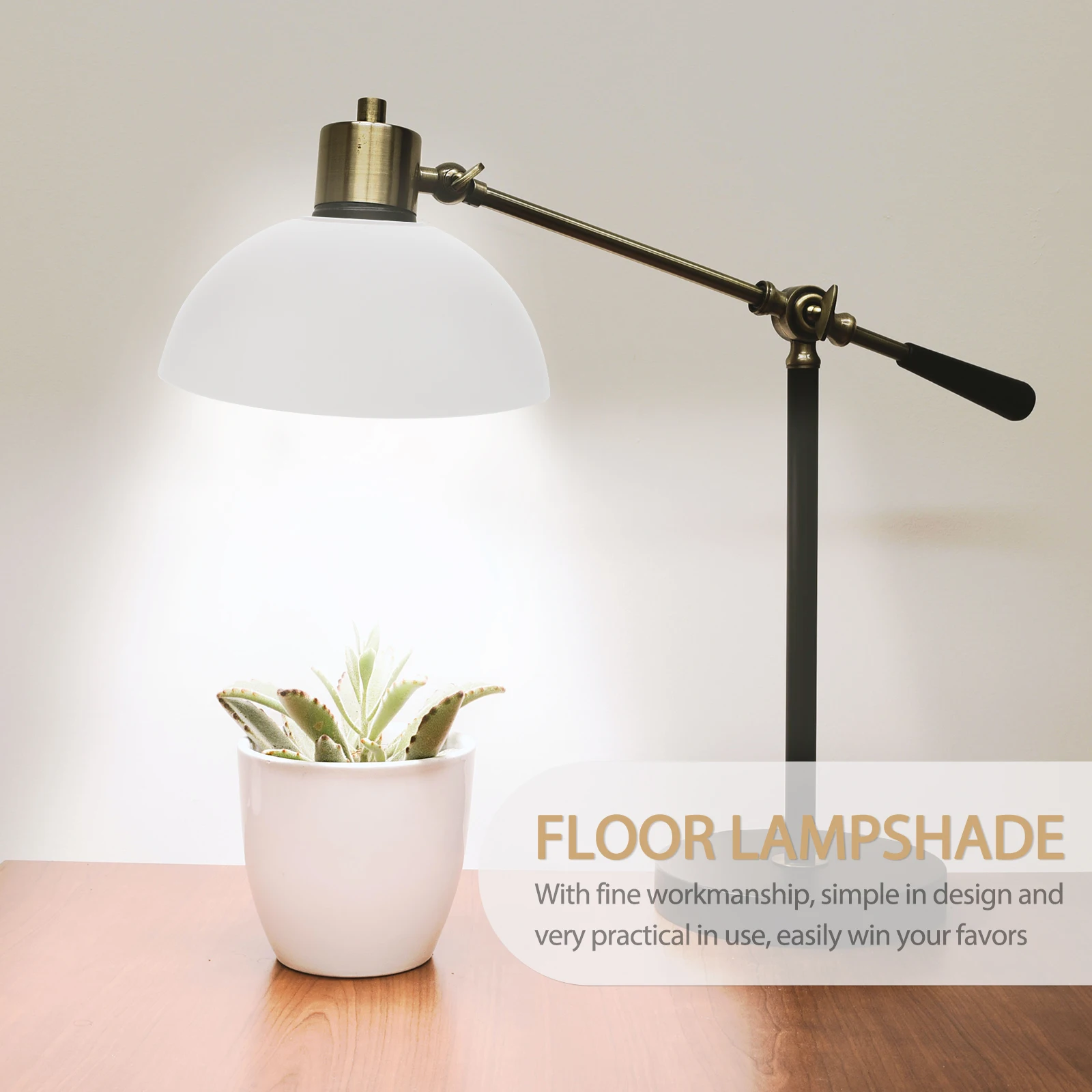 

4pcs Plastic Lampshade Set Durable Sturdy White Cover Bedroom Living Room Floor Table Ch Pendant Light Shades Replacement