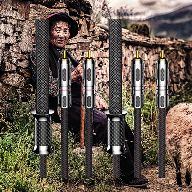 

Задний соединитель Pro Audio — кабель RCA из серебряного сплава для систем усилителей и декодера компакт-дисков ​