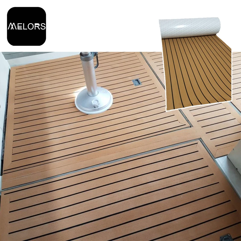 

STLF EVA Foam Faux Teak Marine Sheet Deck for Boat Flooring