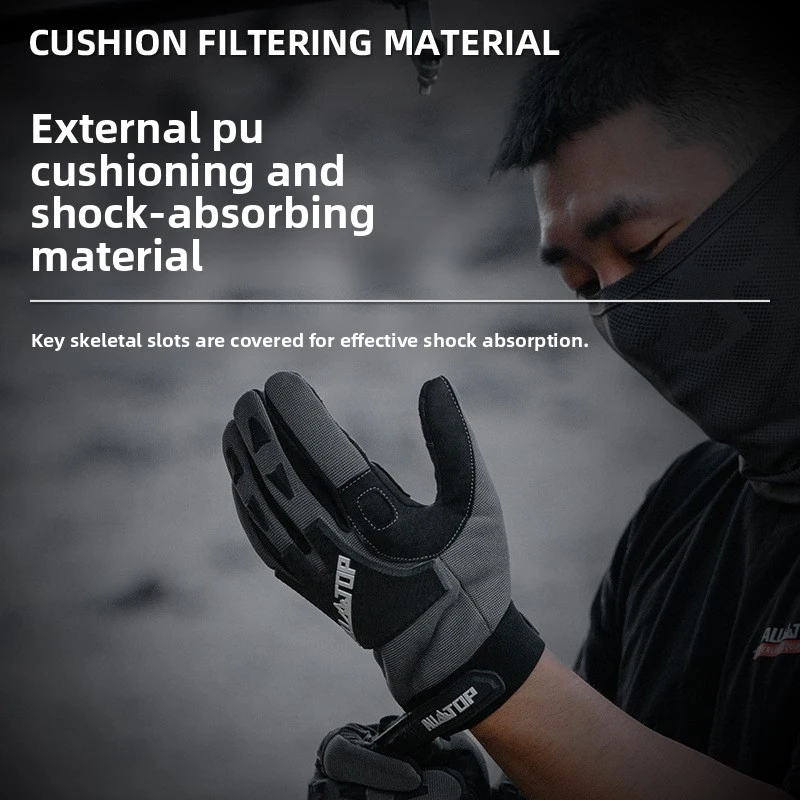 

Off-Road Tactical Gloves, Full Finger Touchscreen Compatible for Outdoor Work, Riding & Protection