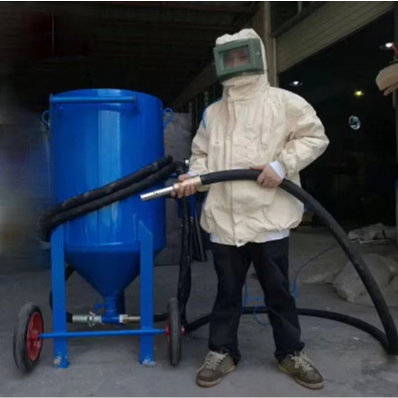 

Универсальная машина для сухой пескоструйной обработки, пескоструйная машина с компрессором для удаления ржавчины, краски, обработки металла, дерева, пластика