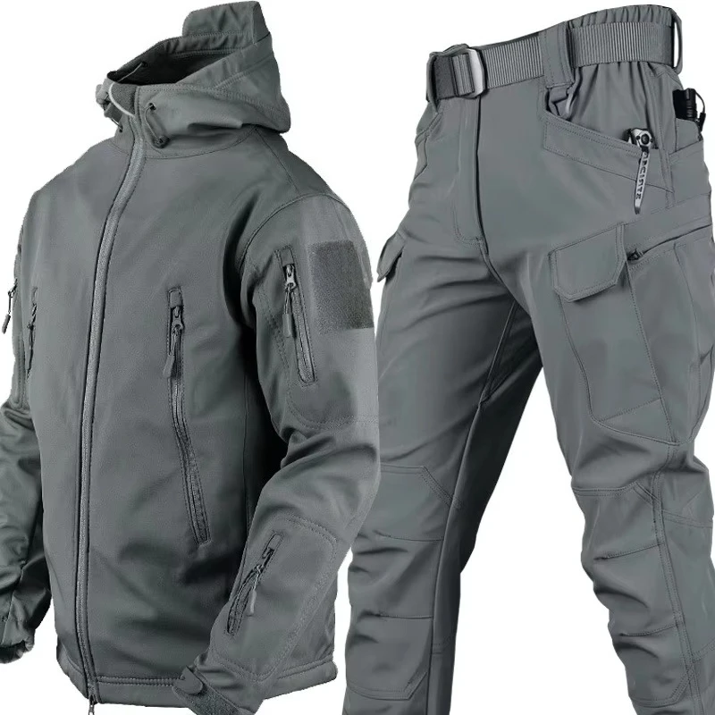 waterproof-outdoor-fleece-lined-windproof-jacket-set-hard-shell-camouflage-bomber-jacket-autumn-and-winter-mountaineering-set