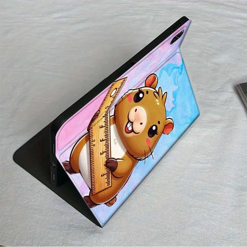 كابيبارا الملونة الكرتون القط لهواوي MediaPad 3 12 الهواء SE M6 M5 لايت برو 10.4 10.8 11 11.5 12.6 13.2 بوصة 5G اللوحي #2