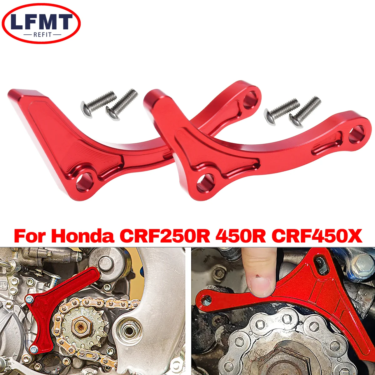 

Motorcycle CNC Sprocket Protection Bracket Cover For Honda CRF250R CRF450R CRF450X CRF250R CRF 450R 450X Motocross Accessories