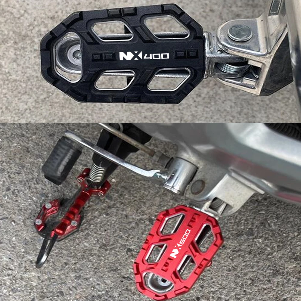 2023 2024 Für HONDA NX400 NX500 2023 2024 2025 Motorrad Zubehör NX400 NX500 Hinten Fußstütze Fußrasten Fußrasten ruht Pedal