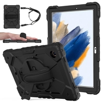 Anti-drop Case For Samsung Galaxy Tab  A9 plus 11 8.7 A8 10.5 A7 Rugged With Rotating Stand Hand Shoulder Strap Shockproof Cover