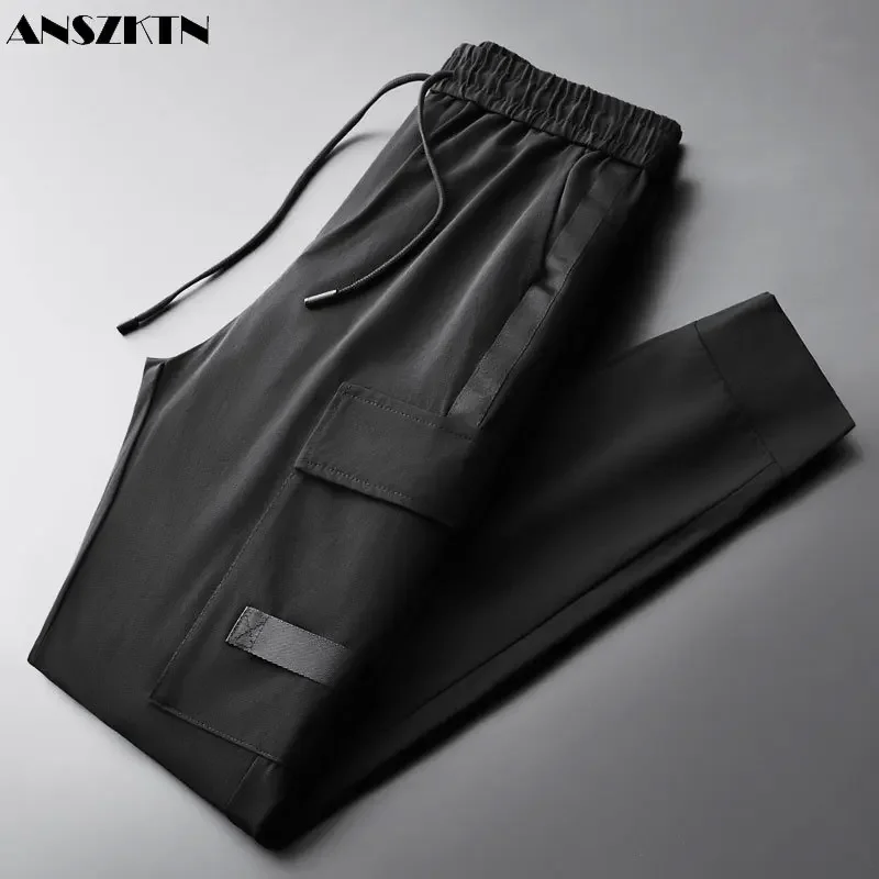 

ANSZKTN Men's loose autumn new outdoor leisure bundle foot sports cargo pants