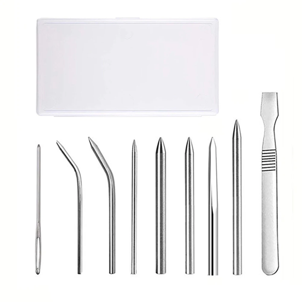 Para cord Needle Set for Weaving Stitching and Lacing Tasks in For DIY Craft Bracelets Ropework and Leather Projects
