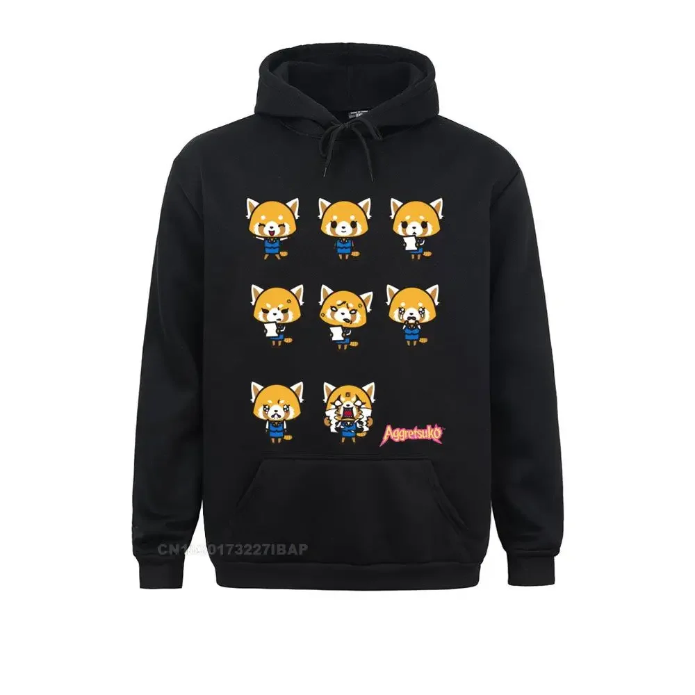 

Aggretsuko Current Mood Long Sleeve Shirt Funny Japan Style Long Sleeve Sweatshirts Hoodies for Women Sportswears Funny