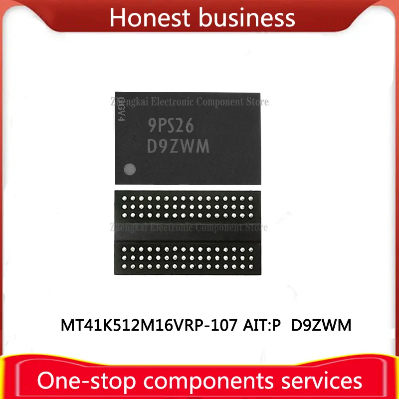 MT41K512M16VRP-107 AIT:P D9ZWM 96FBGA DDR3 8Gb MT41K256M16TW-107 XIT:R D9TDM 4GB MT41K128M16JT-125 AAT:K D9PTH 2GB Chip Memory