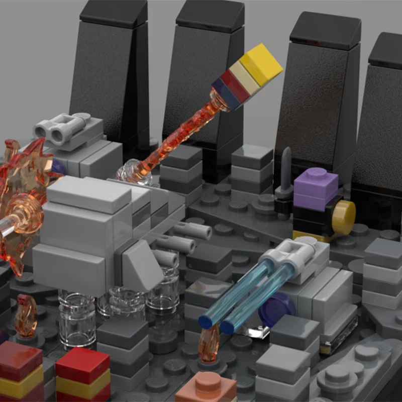 589 قطعة MOC المنتقمون Endgame معركة ديوراما نموذج ألعاب مكعبات البناء العمارة لتقوم بها بنفسك هدايا عيد الميلاد الإبداعية فكرة التعليم