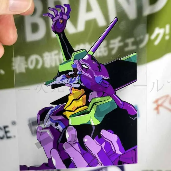 

EVA New Century Евангелие узор креативная первая машина светоотражающая наклейка для автомобиля украшение шасси электромобиля мобильный телефон