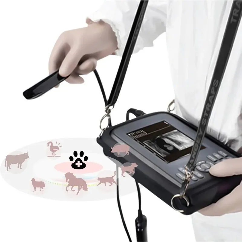 Portable Animal Ultrasound Machine Pet Dog Pig Sheep preg nancy Ultrasound Scanner For Vet Hospital