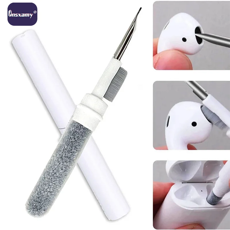 Bluetooth Earphones Cleaning Tool for Airpods Pro 3 2 1 Durable Earbuds Case Cleaner Kit Clean Brush Pen for Xiaomi Airdots 3Pro