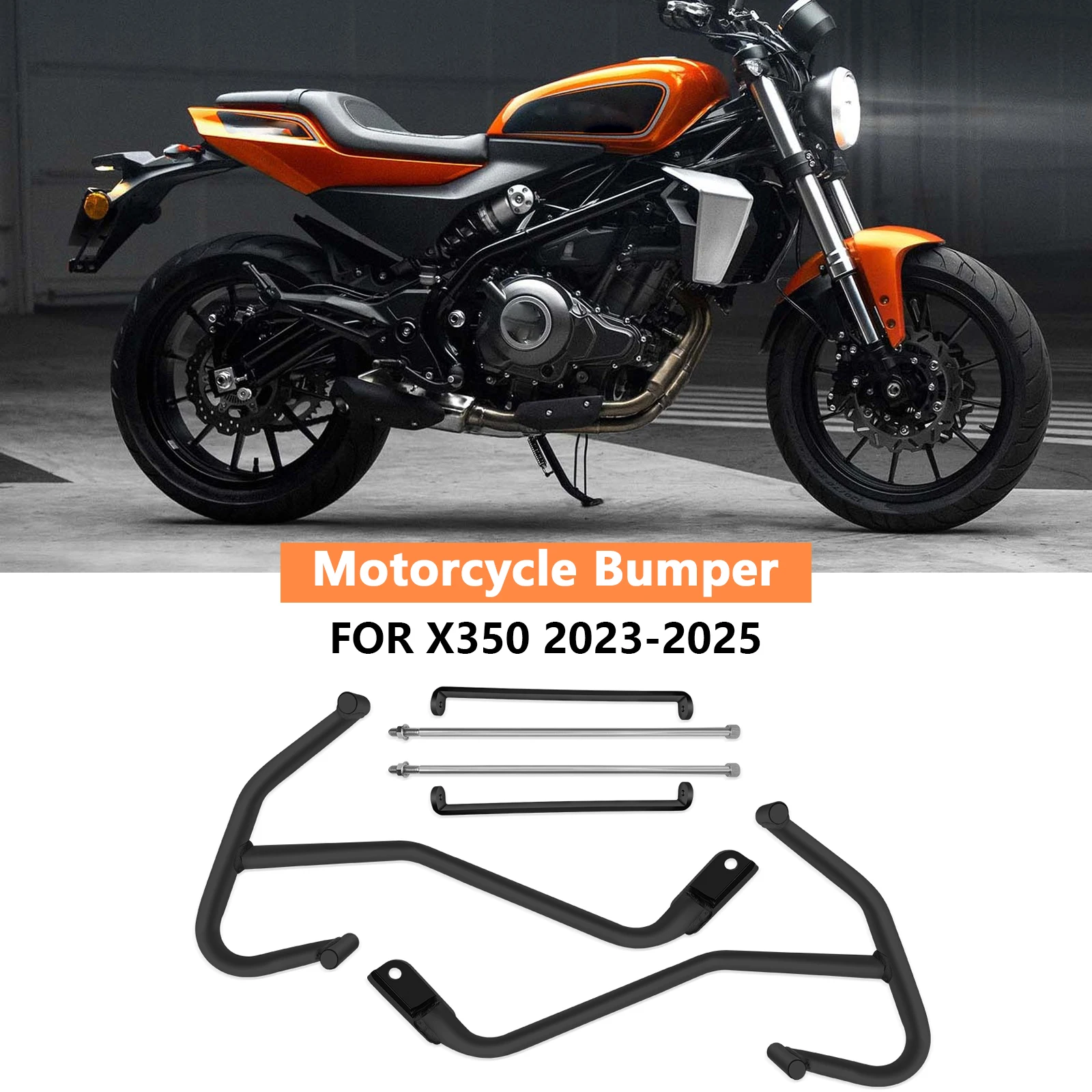

For X350 x 350 2023 2024 2025 engine anti-fall protection kit engine anti-collision bar engine bumper motorcycle accessories