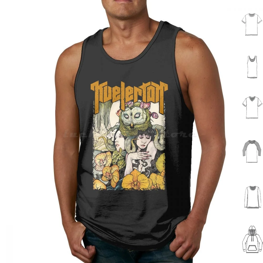 Kvelertak Baizley Cover Tank Tops Vest Sleeveless Kvelertak John Baizley Metal Punk Death Metal Black Metal Baroness Norway