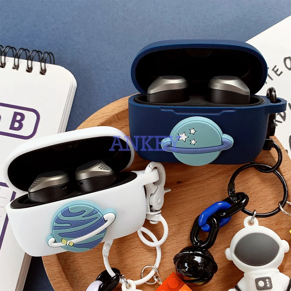 Case for Jabra Elite 5 / Elite 4 / Elite 3 / Elite 2 / 85T 75T Cute Astronaut Cover TWS Bluetooth Earphone Wireless Headset Box