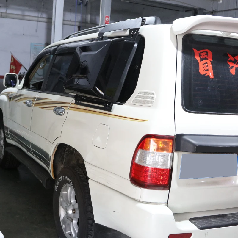 Exterior Side Mounted Gear Carrier Toolbox Storage Box with Lock For 1998-2006 Land Cruiser  LC100