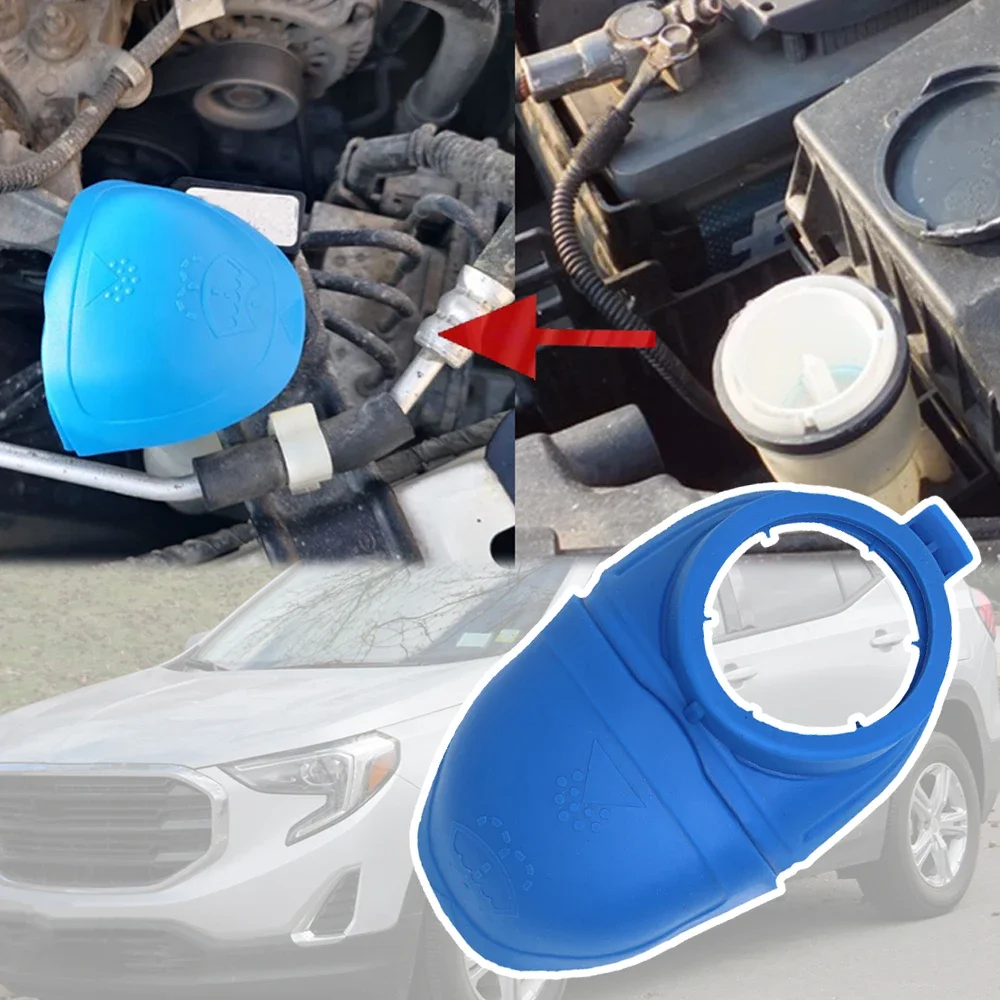 

For Chevrolet Equinox 2010 - 2017 2018 2019 2020 GMC Terrain Car Wiper Washer Funnel Tank Fluid Filler Screenwash Reservoir Cap