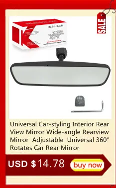 Universeller Auto-Innenspiegel Weitwinkel-Rückspiegel Verstellbarer Drehbarer Auto-Rückspiegel – Detail 2