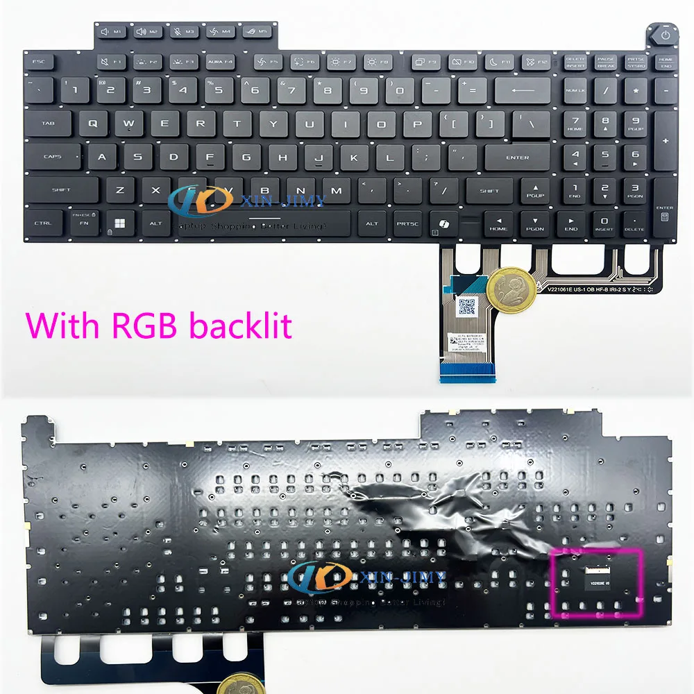 

Клавиатура для Asus G815P G835 G815L с RGB-подсветкой на клавиши RGB с раскладкой США