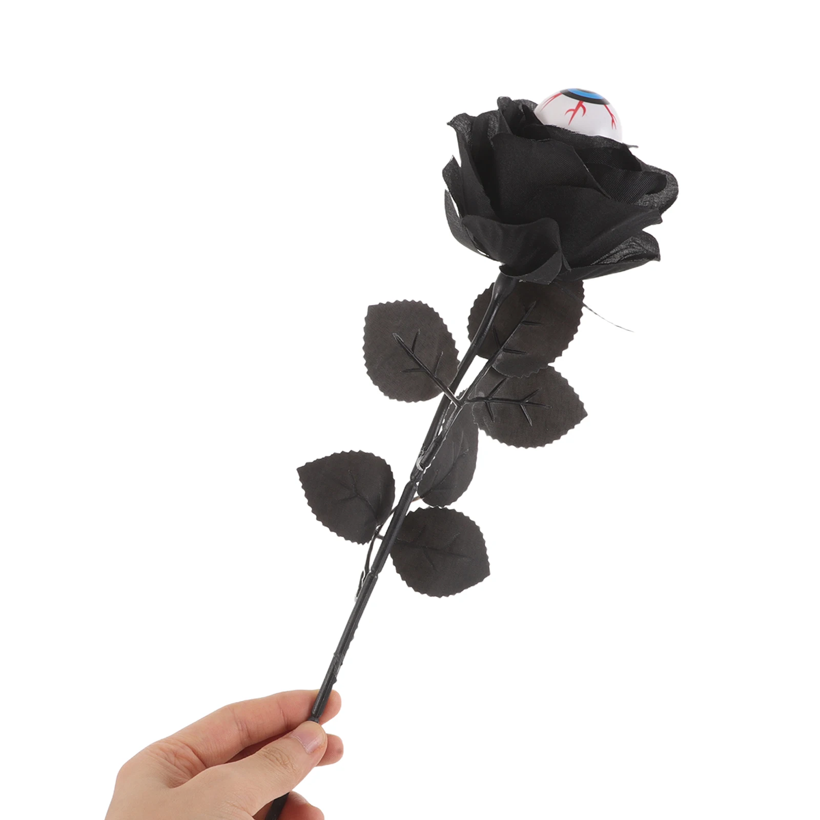 

10 Pcs Halloween Decoration Flower Artificial Plant Outdoor Rose Flowers for Props Faux Plastic Fake Decorations