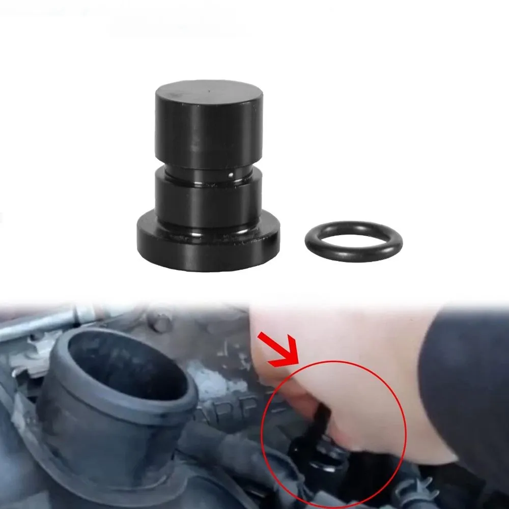 Hot Resonato Engine Fit for Durmax Lly Lbz Lmm Black Aluminum Pcv 6.6L Diesel Engine Adapter Kit Parts Supplies Easy To Install