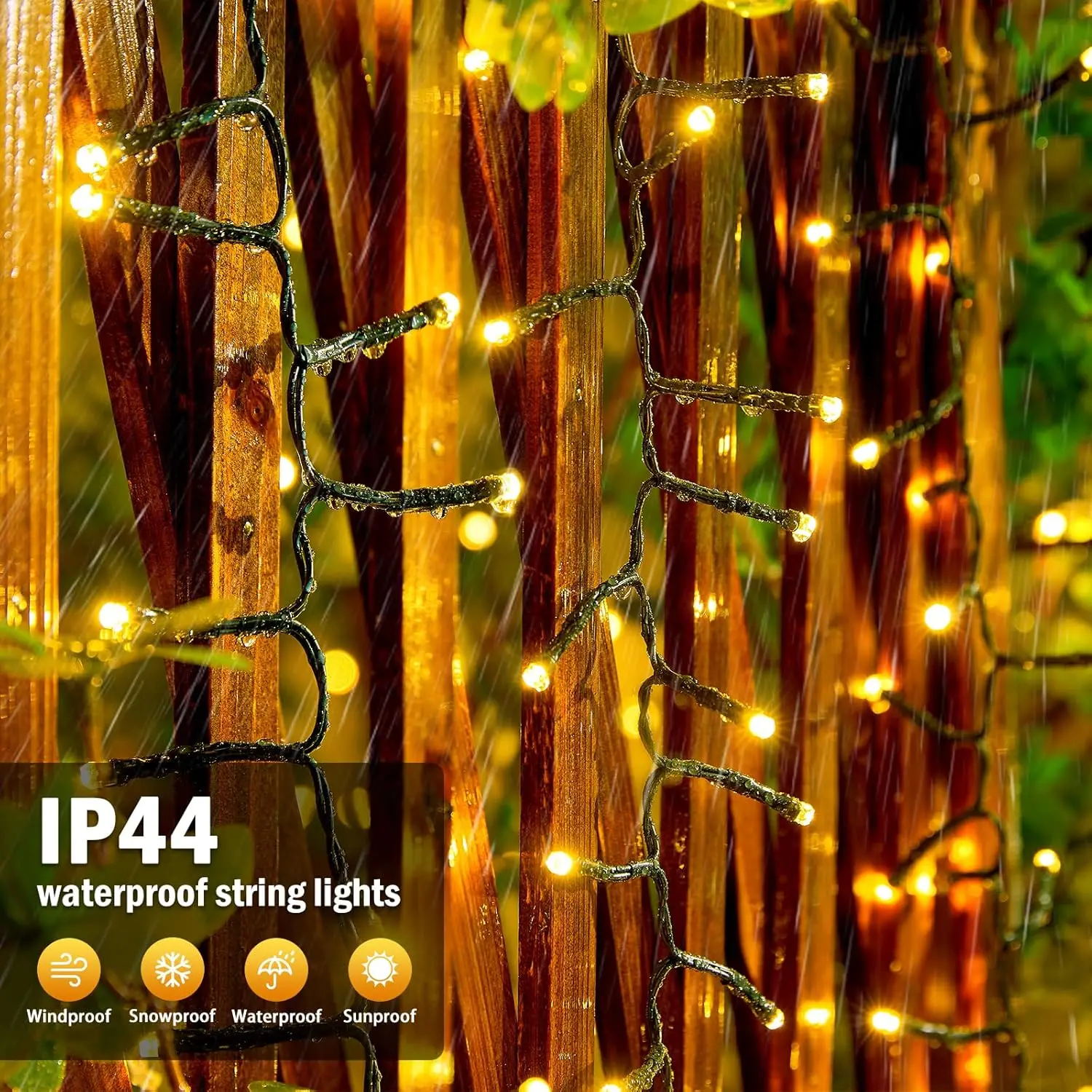 

LED Solar String Lights 7M/12M/22M Fairy Waterproof Outdoor Garden Wedding Christmas Holiday Decorations