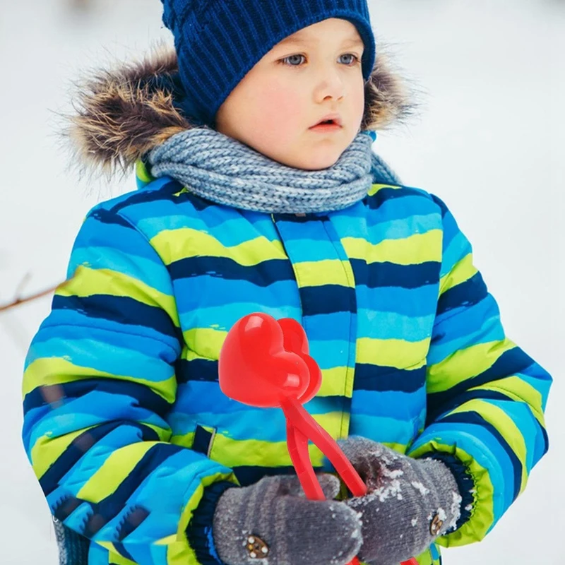 Tool With Handle For Snow Ball Fights,Snowball Maker Toys Snow Molds Kit,Winter Outdoor,For Kids And Adults