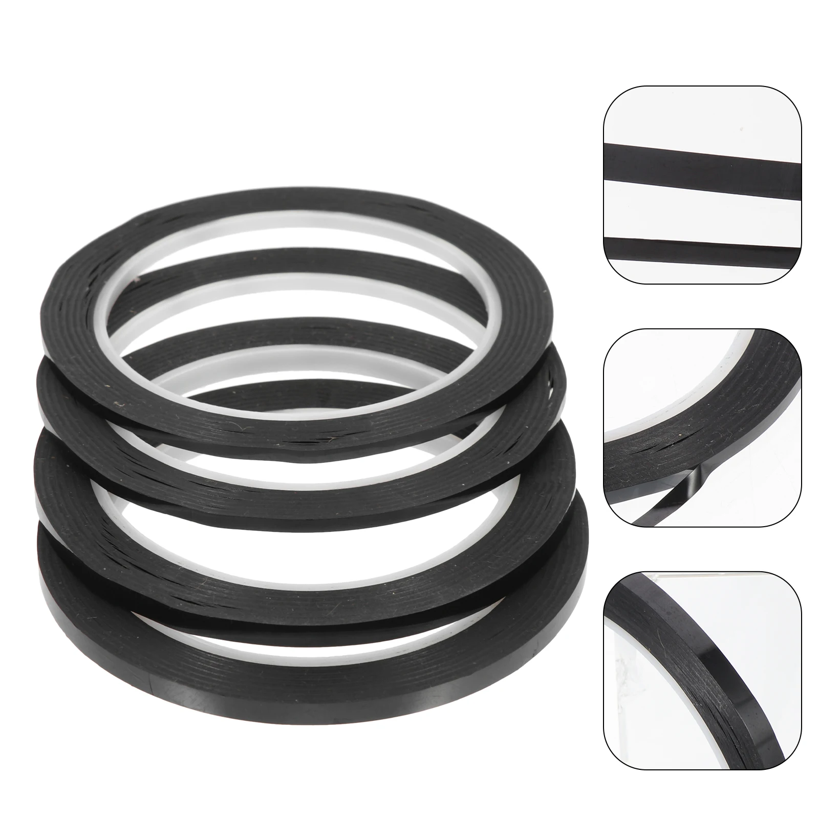 

4 Rolls Phone Stickers Finger Board Violin Scale Decals Label Practicing Pvc Beginner Tape Note Fretboard