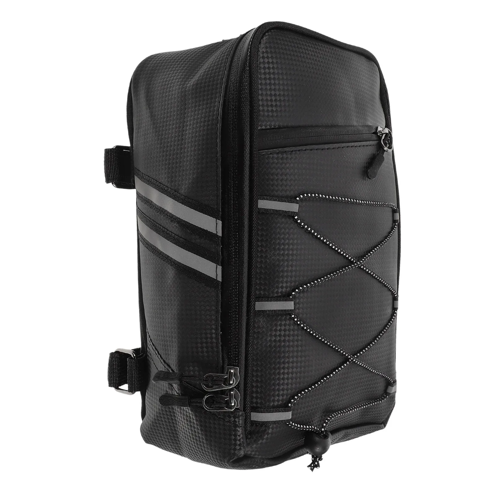 

Bike Rear Seat Bag Waterproof PU Storage Pouch Bike Accessories for Bicycle Electric Motorcycle Seat Bag