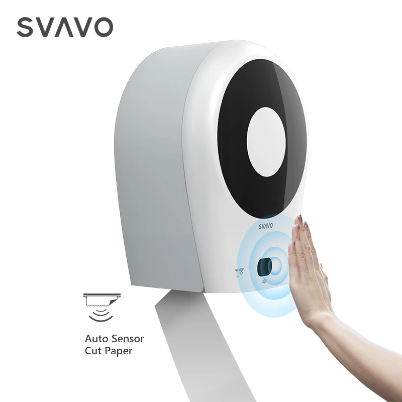 Bathroom Kitchen Toilet wall mounted Automatic Sensor napkin dispenser Jumbo Roll Tissue box auto cut paper towel dispenser