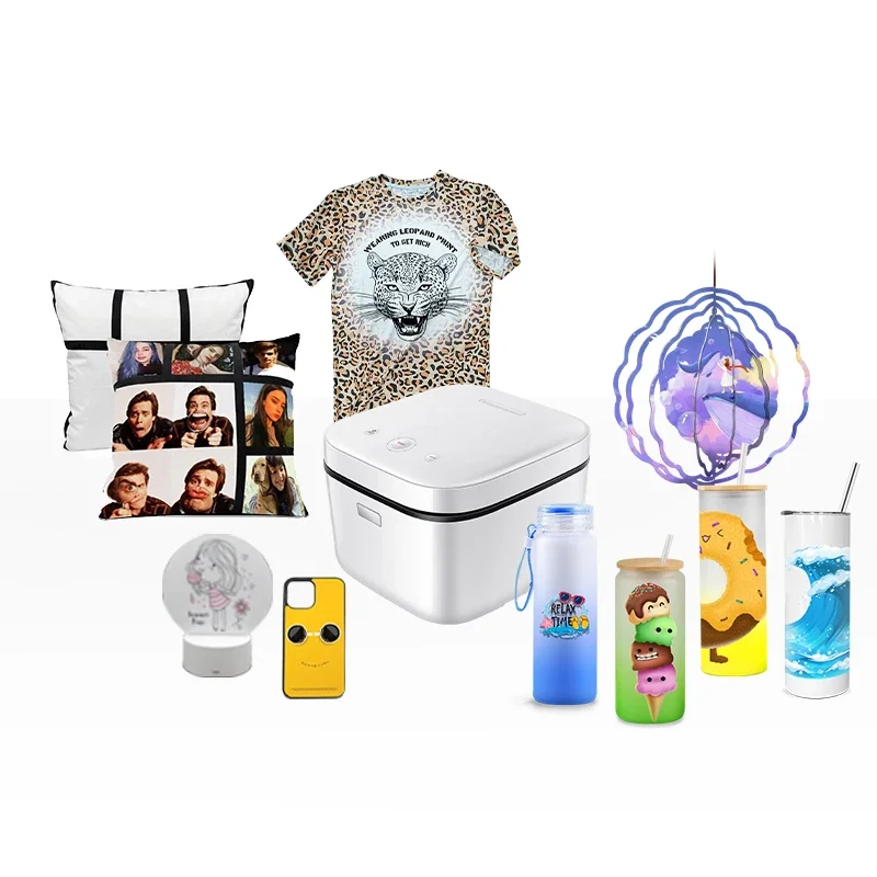 

Mug Phone Case Photo Printing Machine Mini Vacuum Sublimation Heat Press Oven 3d 3D Printer Multifunctional White Provided 1pc