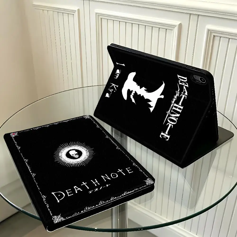 Case for Apple iPad Air 11 13 M4 M3 M2 A16 2026 Pro11 13 10th 7/8/9th with Pencil Slot Air 4/5/6th DEATH NOTE Cool