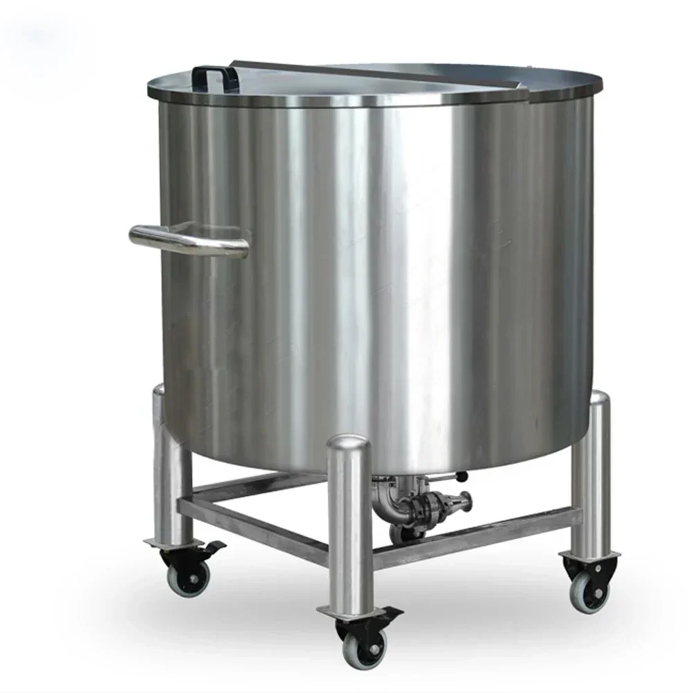 factory direc 200l 1000l 1000l 5000l with bottom butterfly valve discharge handle, top open oil tank, stainless steel water tank