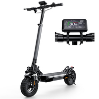 W9 Electric Scooter 10 inch 1000W Motor 48V14Ah Battery 45km/h Max Speed 45km Range Rear Drive Off Road Tires Dual Brakes APP