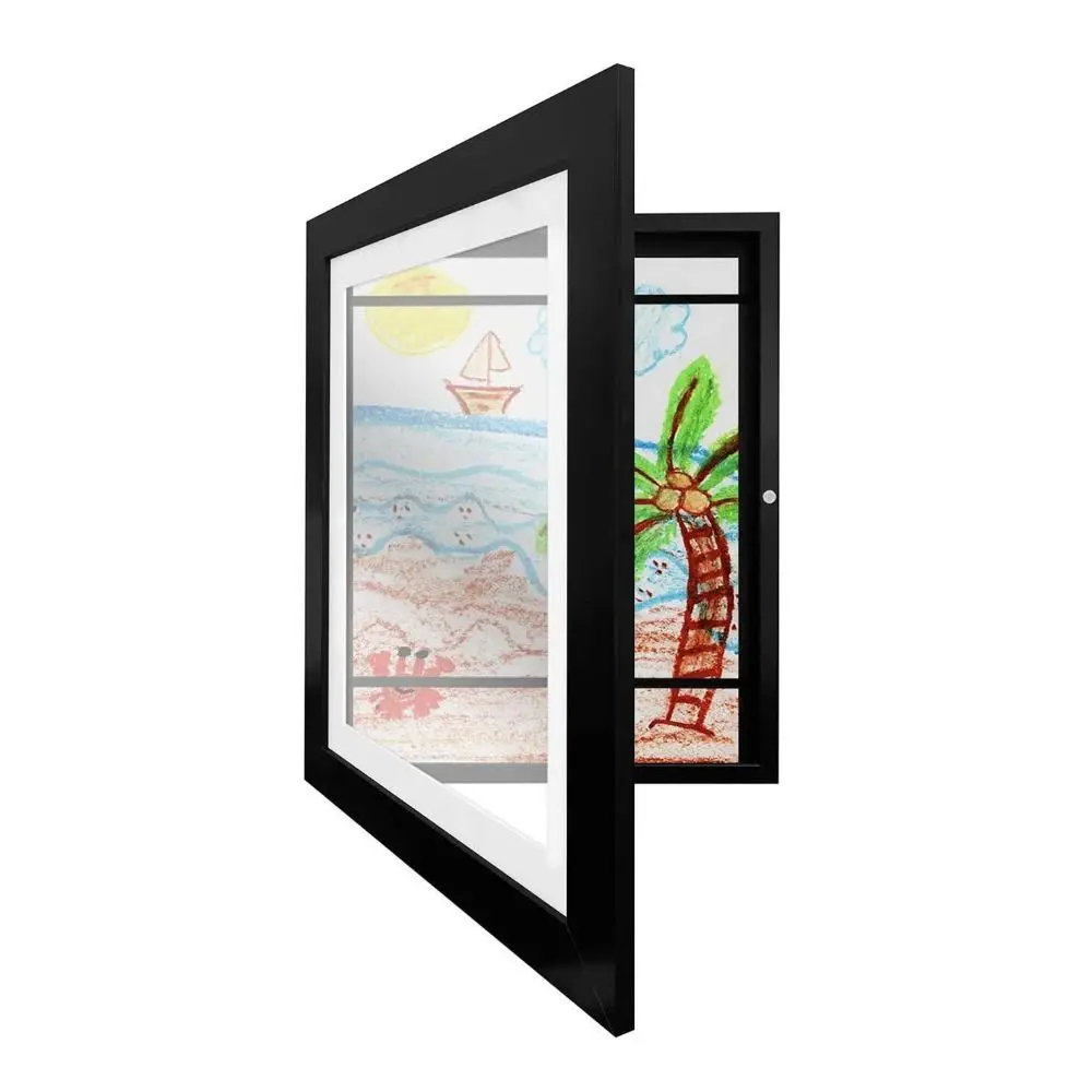 

Solid Wood Multipurpose Home Decor Art-Work Children Magnetic Art Frames Oil Painting Photo Frame Desktop Ornaments