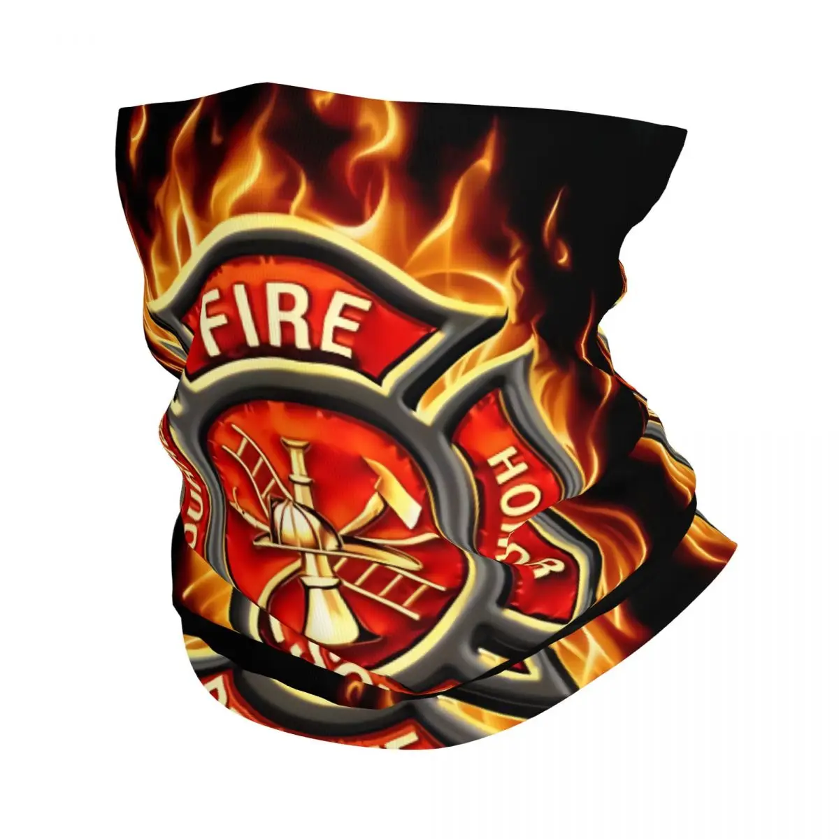 Fire Rescue Retro Headband Neck Thin Men Women Hiking Tube Scarf Face