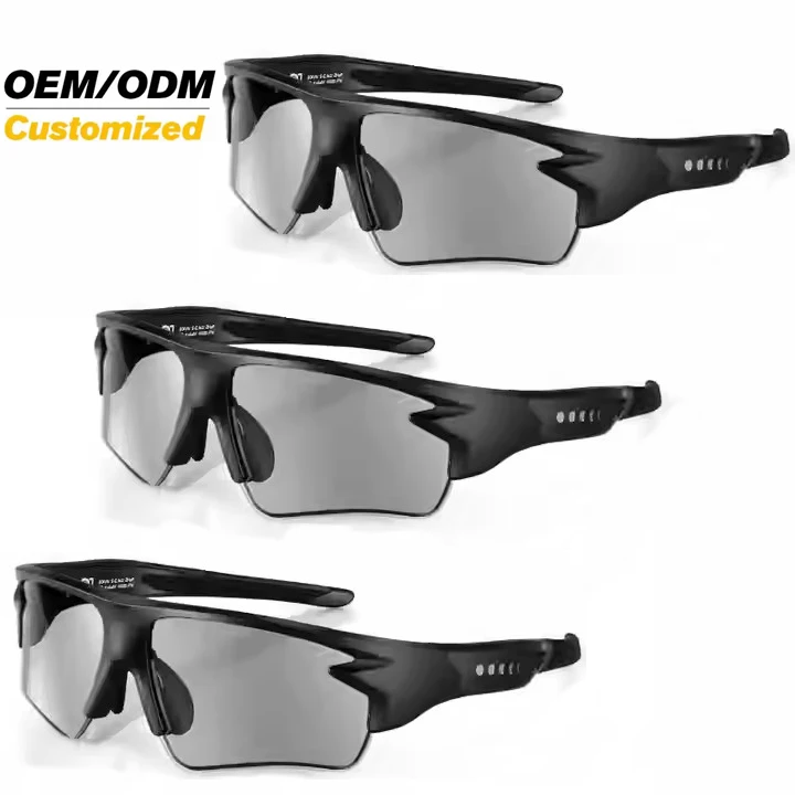 

Premium TAC AUTO Color Changed Smart Photosensitive Lens Tint Adjustment UV400 Smart Touch Color Change Sport Sunglasses