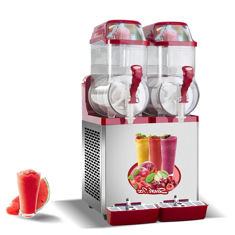 

1/2/3/4 Tanks Commercial Ice-Cool Juice Smoothie Slush Maker Frozen Beverage Cold Drink Dispenser Vending Machine For Home