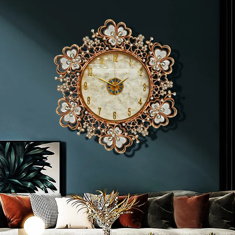 Nordic Luxury Wall Watch Digital Interior Aesthetic Bedrooms Vintage Creative Wall Clocks Fashion Quartz Horloge Home Decoration