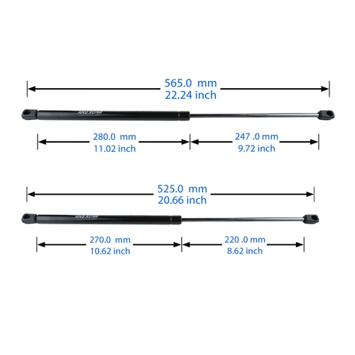 Imagen 2 del producto 2 puntales de soporte de gas para capó delantero para Mercedes Benz Clase C W203 S203 00-07