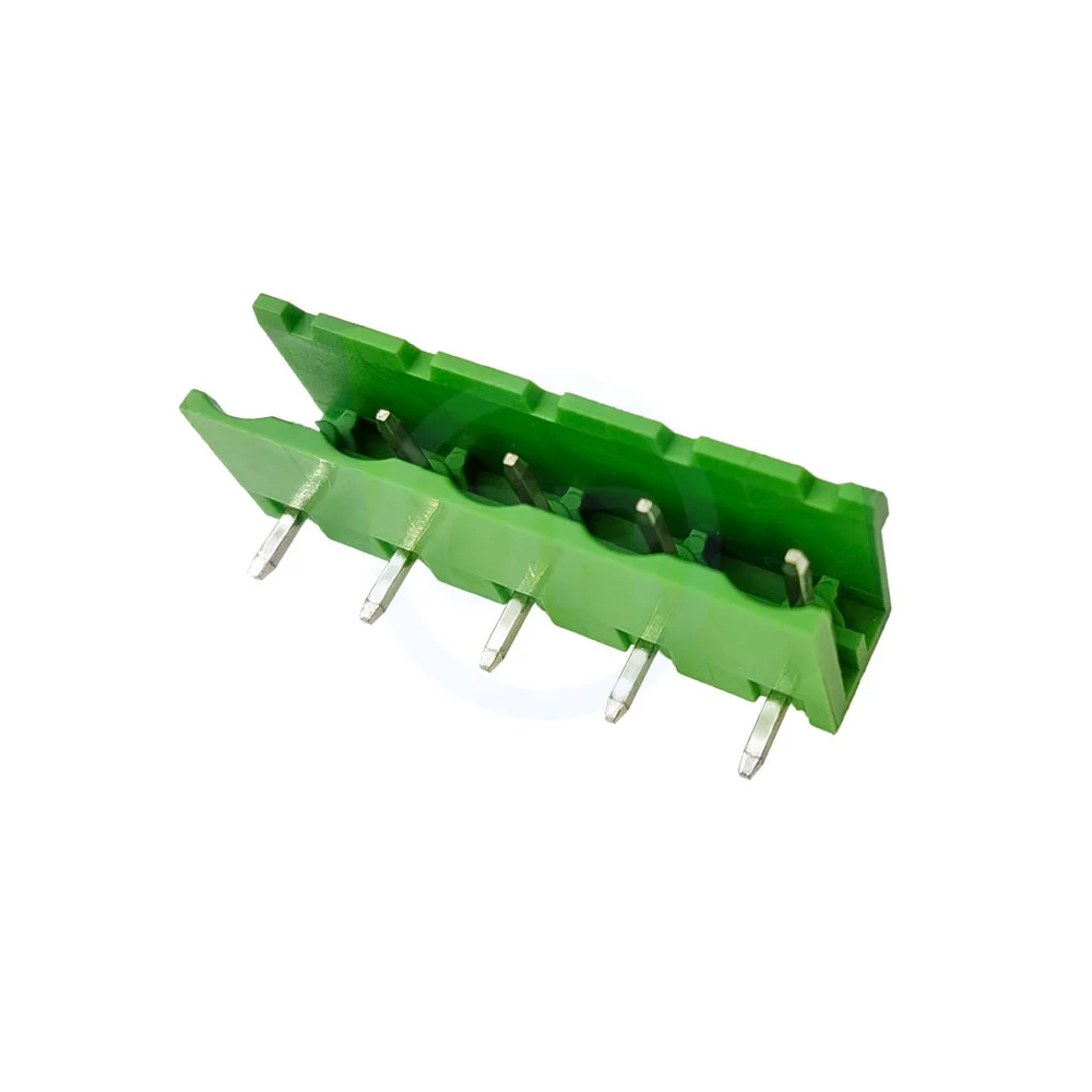(10 pcs) KF 2EDGR 7.62mm Plug-in Terminal Block Split PCB Bend Pin Block 90 Degree Bend Socket 2-12Pin 15EDGR - 7.62