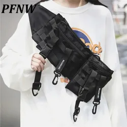 PFNW Multi Pocket Tactical Functional Waist Pack Techwear Casual Phone Pouch Outdoor Running Hip Hop Chest Belt Bags Streetwear