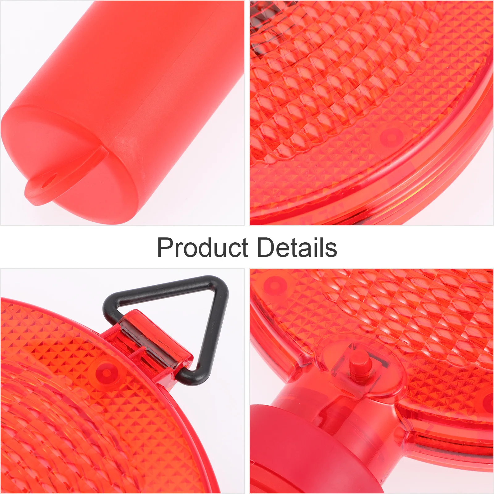 Barricade Warning Light Plastic Shatterproof LED Flashing Roadside Warning Outdoor Traffic Emergency LED Safety Light