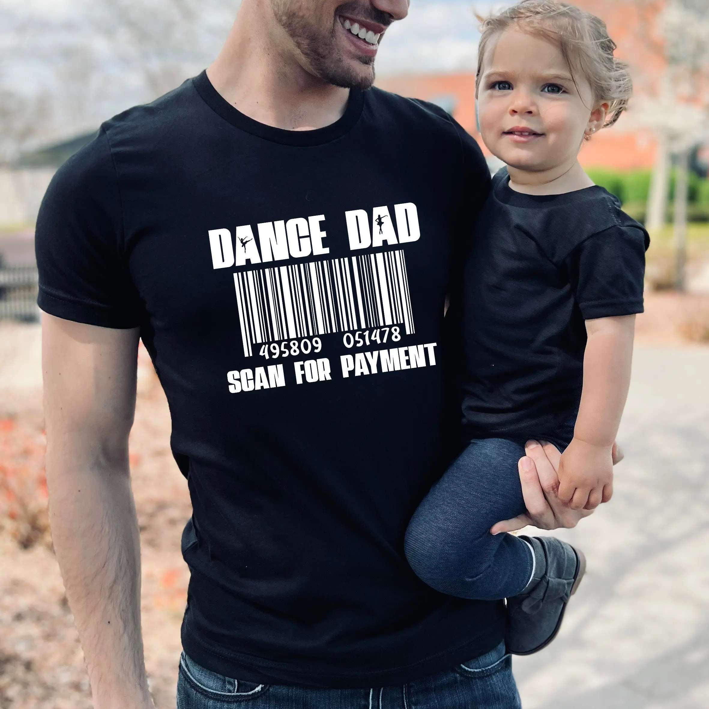 Dance Dad Scan For Payment Dancer T Shirt Fathers Day Funny Daddy Birthday